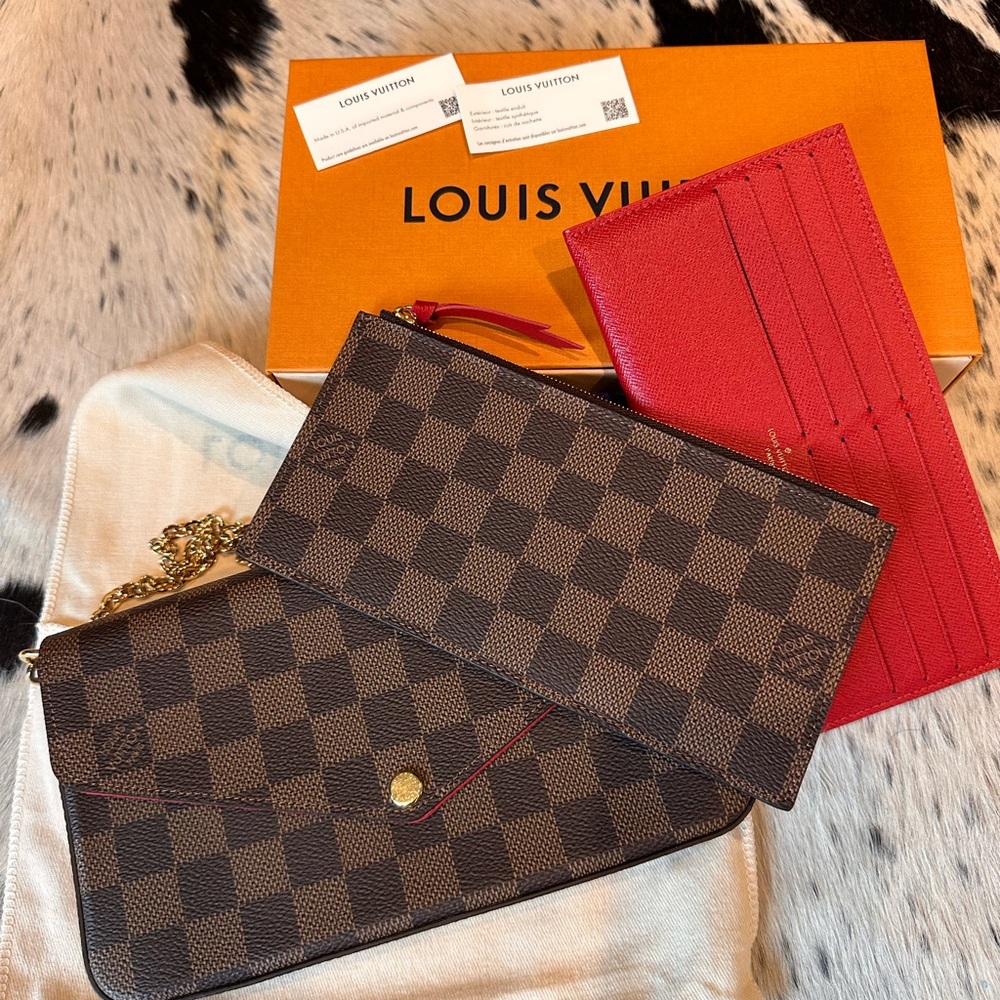 Louis Vuitton Pochette Félicie in Damier Ebene